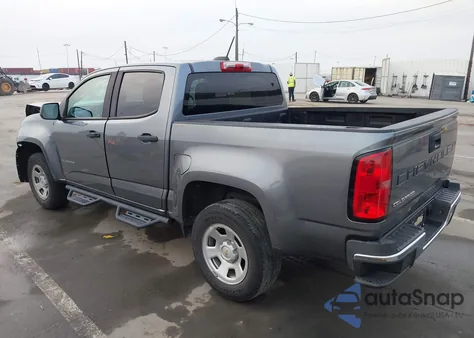 2022 Chevrolet Colorado 2Wd Short Box Wt z USA, uszkodzony, nr VIN 1GCGSBEA6N1268574
